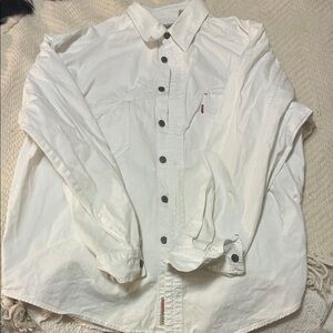 Levi's Classic White Shirt Jacket